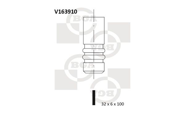 BGA Intake Valve Inlet V163910 - image 2