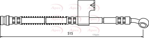 Apec Brake Hose HOS3564 - image 2