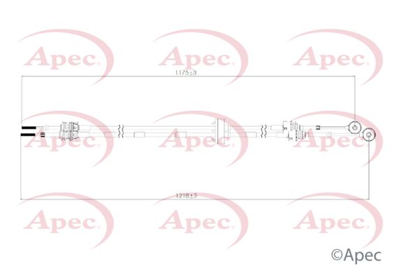 Apec Gear Change Cable CAB7041 - image 2