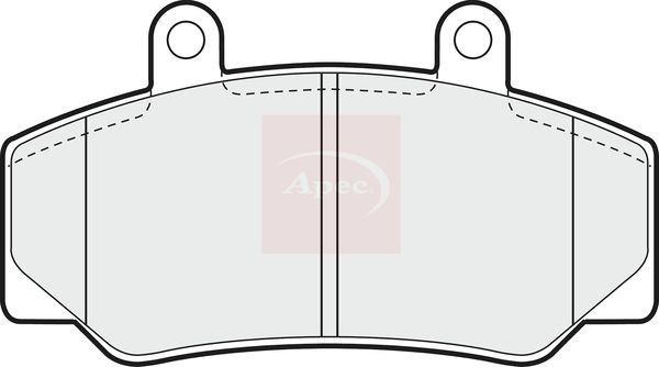 Apec Brake Pads Set PAD645 - image 2