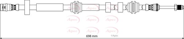 Apec Brake Hose HOS4190 - image 3