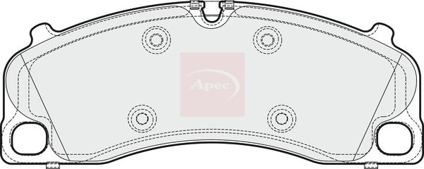 Apec Brake Pads Set PAD1904 - image 2