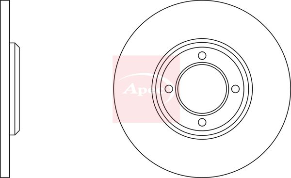 Apec Brake Disc DSK264 - image 2
