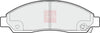 Apec Brake Pads Set PAD1640 thumbnail