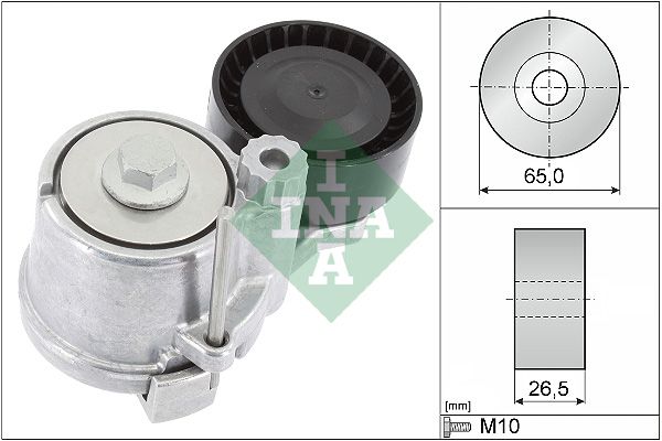 INA Drive Belt Tensioner Pulley 534066110 - image 2