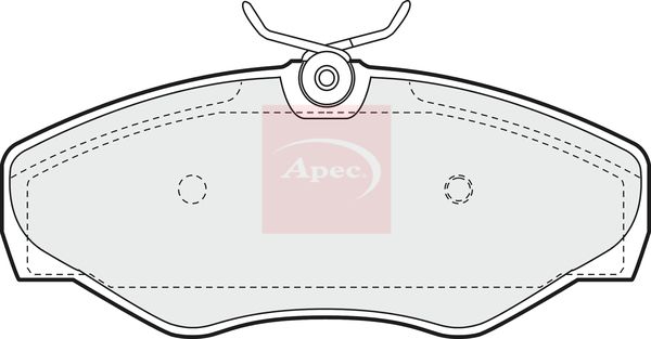 Apec Brake Pads Set PAD1202 - image 2