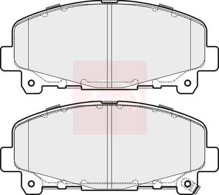 Apec Brake Pads Set PAD1693 - image 2