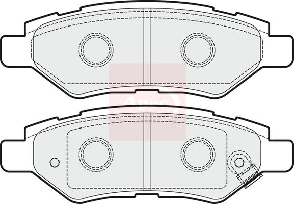 Apec Brake Pads Set PAD1636 - image 2