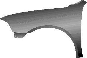 Fits Skoda Octavia 2004-2013 Front Wing Primed Right - image 2