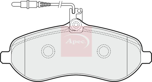 Apec Brake Pads Set PAD1539 - image 2