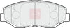 Apec Brake Pads Set PAD1284 thumbnail
