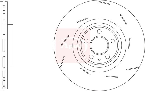 Apec Brake Disc DSK3305 - image 2