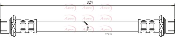 Apec Brake Hose HOS3487 - image 2
