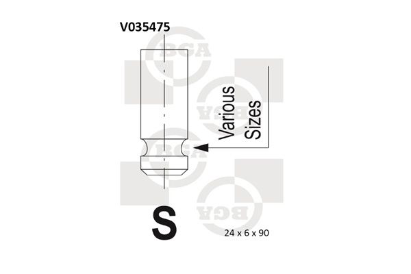 BGA Exhaust Valve V035475 - image 2