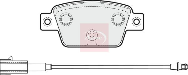 Apec Brake Pads Set PAD1990 - image 2