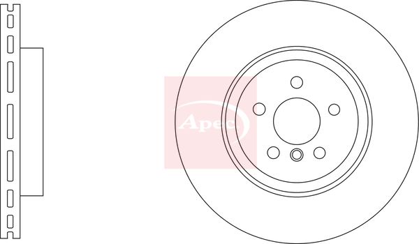 Apec Brake Disc DSK3475 - image 2