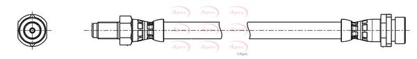 Apec Brake Hose HOS4441 - image 2