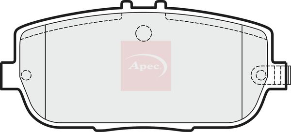Apec Brake Pads Set PAD1499 - image 2