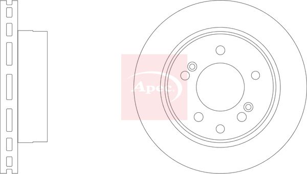 Apec Brake Disc DSK3501 - image 2