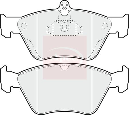 Apec Brake Pads Set PAD847 - image 2