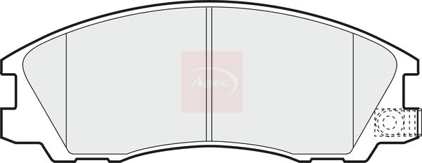 Apec Brake Pads Set PAD1359 - image 2