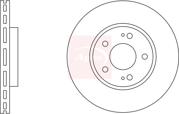 Apec Brake Disc DSK2856 - image 2