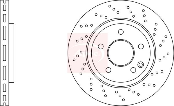 Apec Brake Disc DSK3620 - image 2