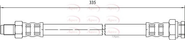 Apec Brake Hose HOS4060 - image 2