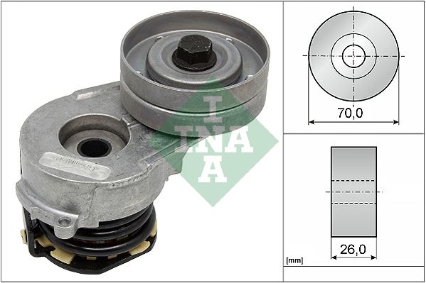 INA Drive Belt Tensioner Pulley 534032110 - image 2