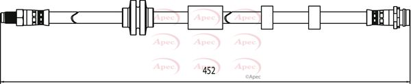 Apec Brake Hose HOS4117 - image 2