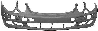 Fits Mercedes E Class 2002-2009 Front Bumper Classic Elegance & Lamp Wash Holes - image 2