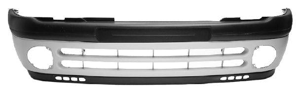 Fits Renault Clio Clio Van 1998-2009 Front Bumper Part Primed & Fog Lamp Holes - image 2