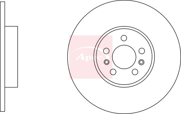 Apec Brake Disc DSK3259 - image 2