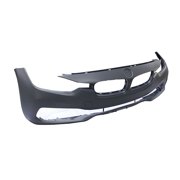 Fits BMW 3 Series 2012-2017 Front Bumper No Lamp Wash Holes No Pdc Sport Models - image 2
