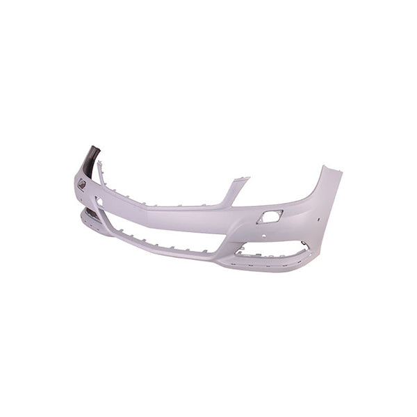 Fits Mercedes C Class 2007-2014 Front Bumper & Pdc & Lamp Wash Holes & Moulding Holes - image 2