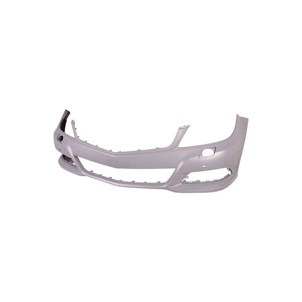 Fits Mercedes C 2007-2014 Front Bumper & Pdc & Lamp Wash Holes No Moulding Holes - image 2