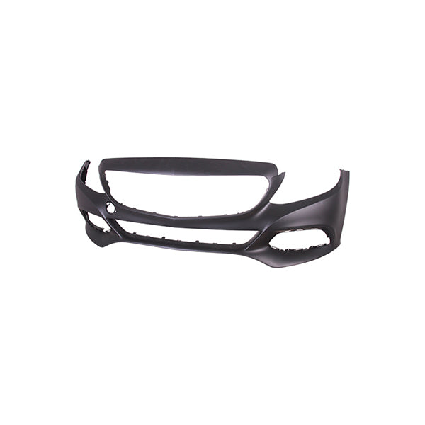 Fits Mercedes C Class 2014-2020 Front Bumper Primed - image 2