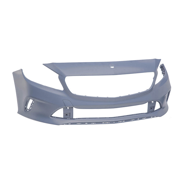 Fits Mercedes A Class 2012-2018 Front Bumper Primed & Trim Holes No Pdc - image 2