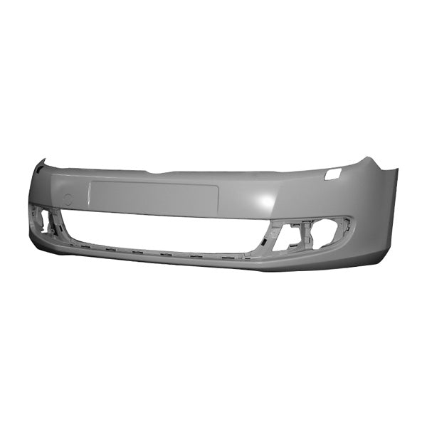 Fits VW Golf 04-15 Front Bumper Primed With Fog Lights With Lamp Wash & Park Assist - image 2