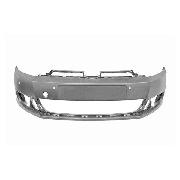 Fits VW Golf 2004-2015 Front Bumper Primed & Pdc & Drive Assist Not Gti No Lamp Wash - image 2