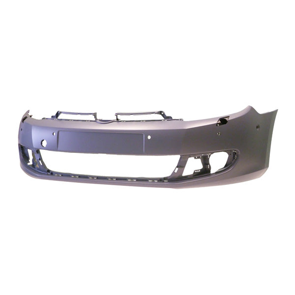 Fits VW Golf 2004-2015 Front Bumper Primed W/Pdc & Wash Holes & Drive Assist Not Gti - image 2