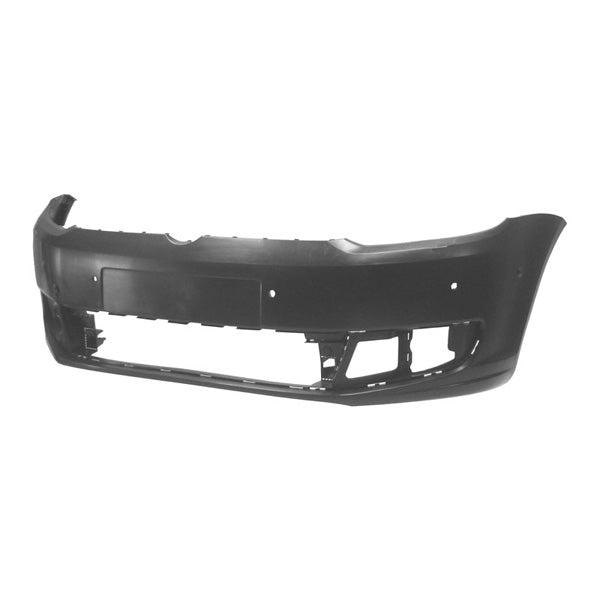 Fits Caddy 2010-2015 Front Bumper Primed & Pdc Holes & Park Assist No Lamp Wash Holes - image 2