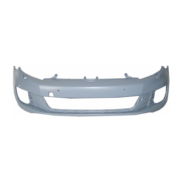 Fits VW Golf Golf Cabriolet 2008-2015 Front Bumper Primed Gti Gtd & Pdc & Wash Holes - image 2