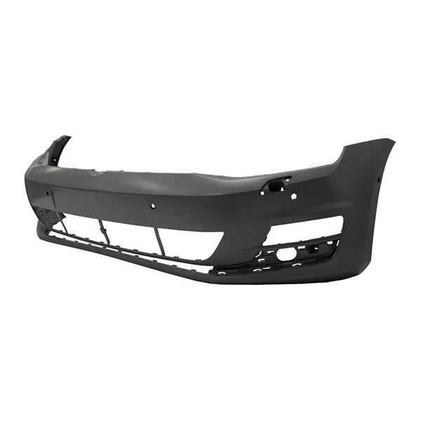 Fits VW Golf 2012-2019 Front Bumper Primed & Pdc Park Assist & Lamp Wash Holes - image 2
