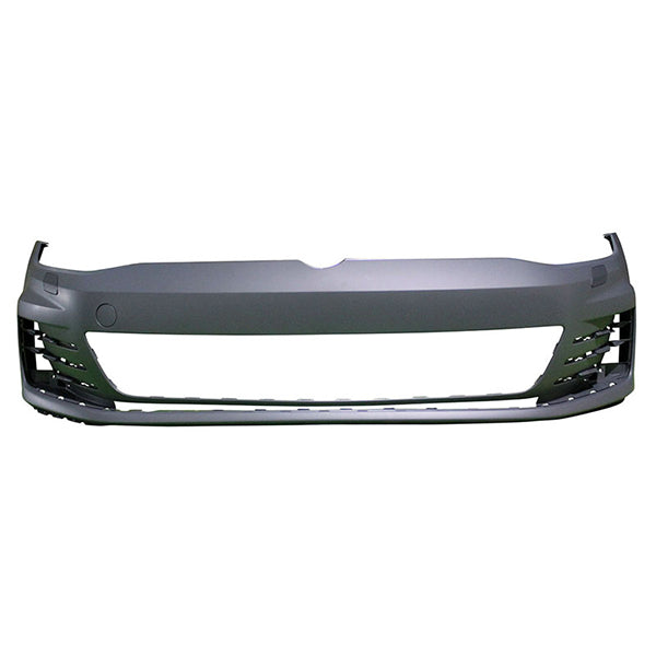 Fits VW Golf 2013-2019 Front Bumper Primed Gti & Gtd & Lamp Wash Holes No Pdc - image 2