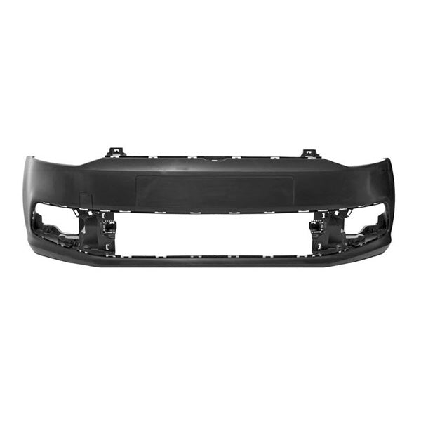 Fits VW Polo Hatch 2009-2016 Front Bumper Primed No Lamp Wash Holes - image 2