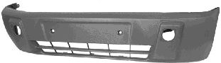 Fits Ford Transit Connect 2002-2013 Front Bumper Grey No Fog Lamp Holes - image 2
