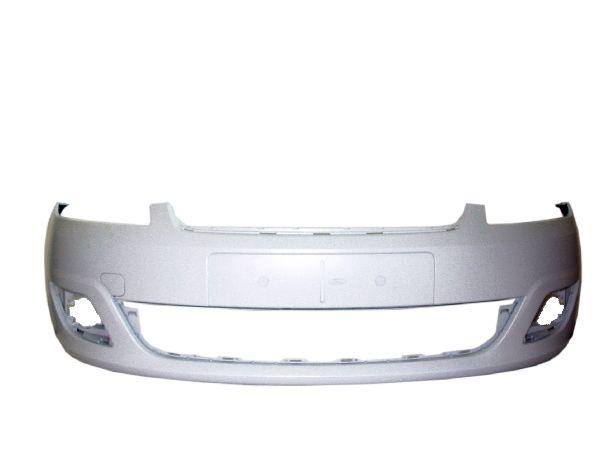 Fits Ford Fiesta 2002-2009 Front Bumper Primed 2 Piece Not St Zetec S 16V/Sport - image 2