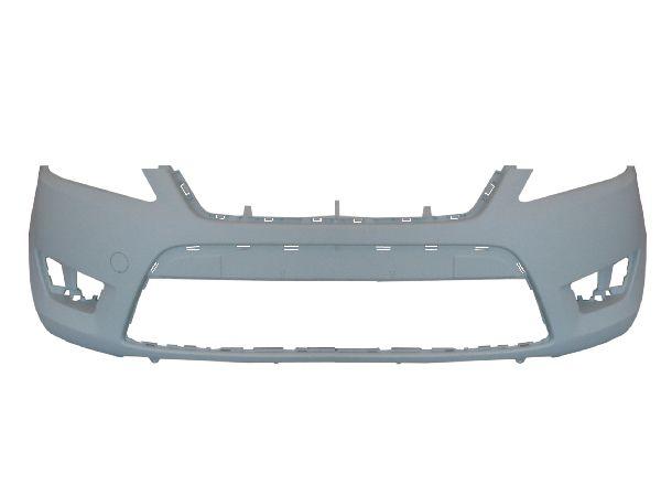 Fits Ford Mondeo 2007-2014 Front Bumper Primed & Tow Cover No Lamp Wash Holes No Pdc - image 2