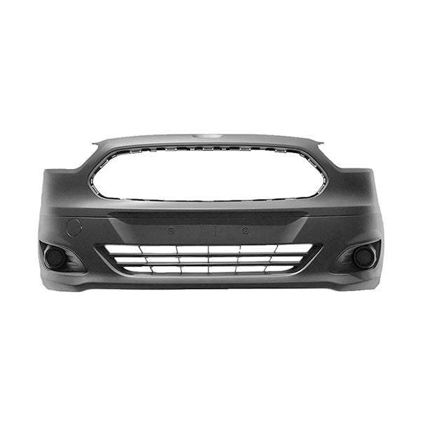 Fits Ford Transit 2014-2024 Front Bumper No Fogs Lamp Holes Part Primed - image 2